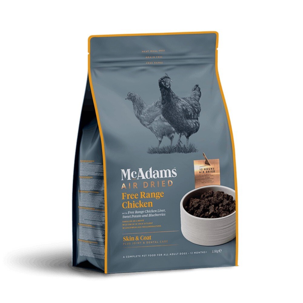 McAdams Mcadams Air Dried Chicken Adult Dry Dog Food pet food packaging